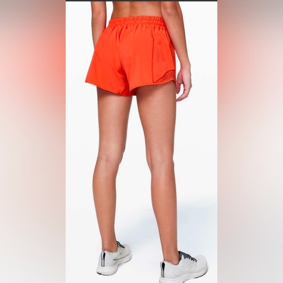 Lululemon Hotty Hot Short II *Long 4 "Hot Sunset - Picture 2 of 8